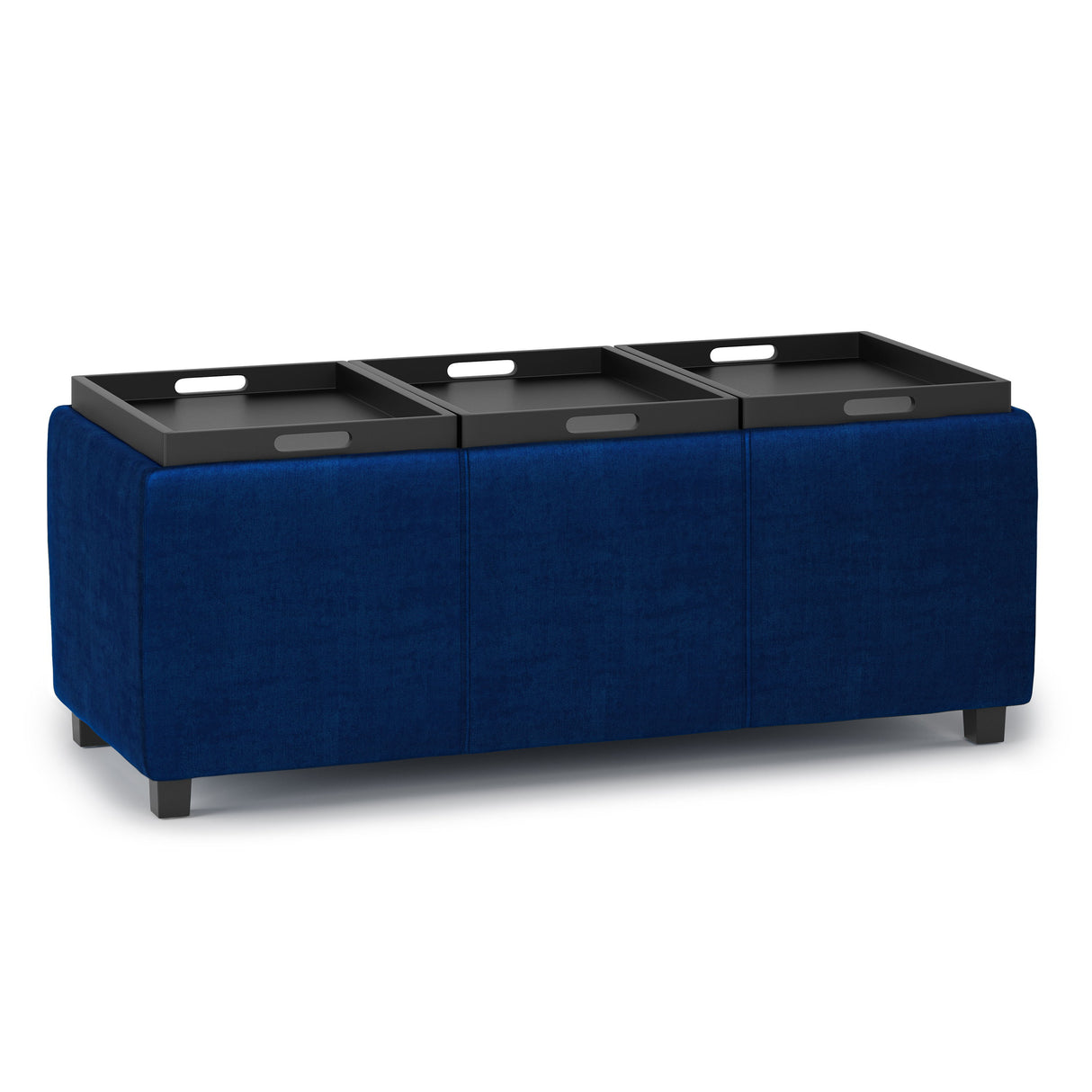 Avalon - Upholstered Storage Ottoman by Simpli-Home | Bel Furniture