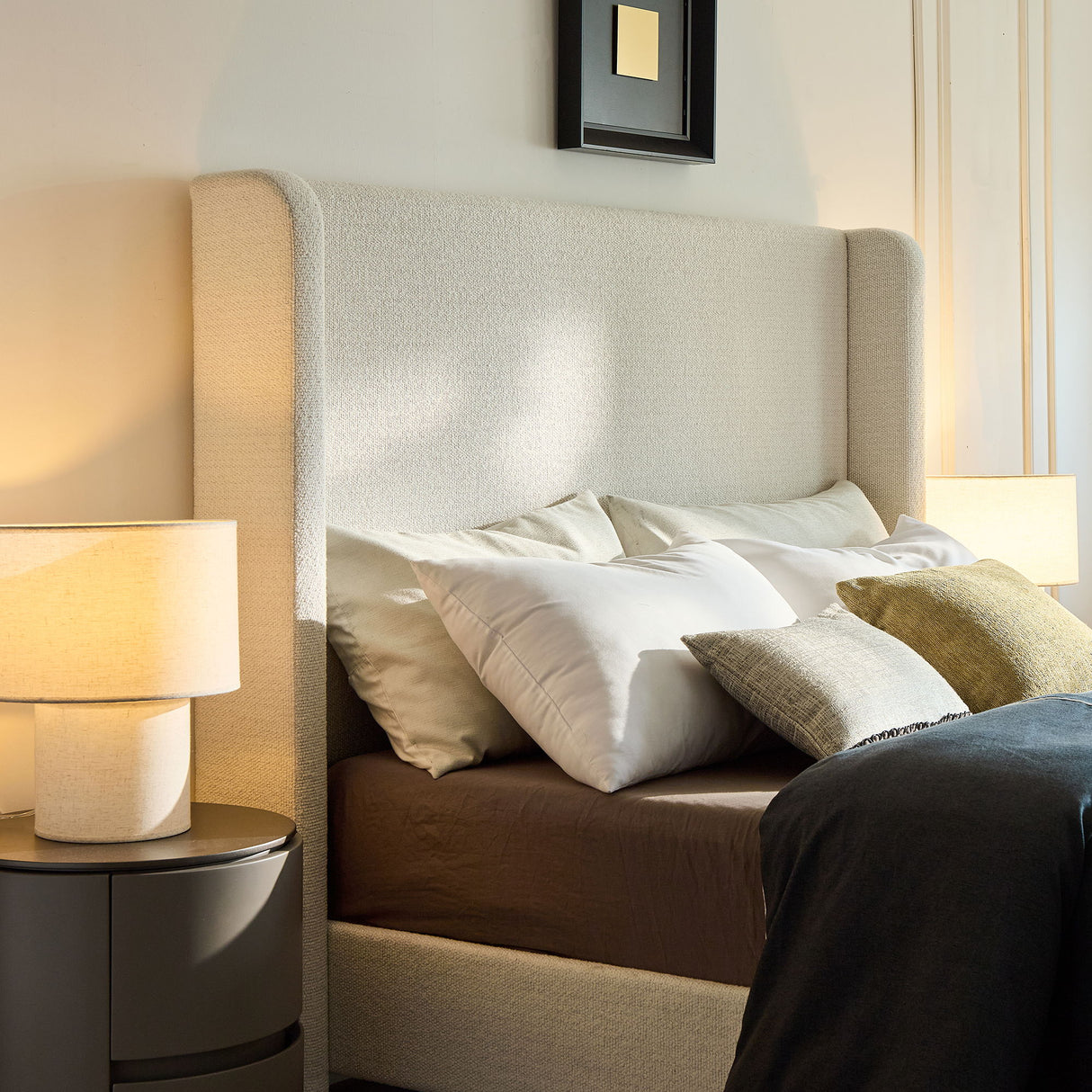 Harper - Tall Headboard Upholstered Bed With Elegant Simplicity