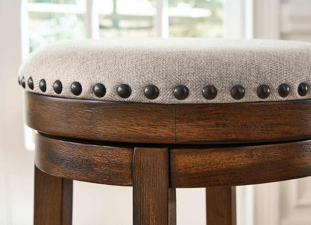 Valebeck - Upholstered Swivel Stool by Signature Design by Ashley® | Bel Furniture
