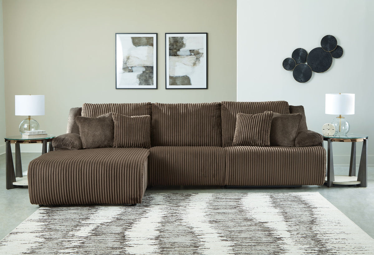 Top Tier - 3 Piece Reclining Sectional