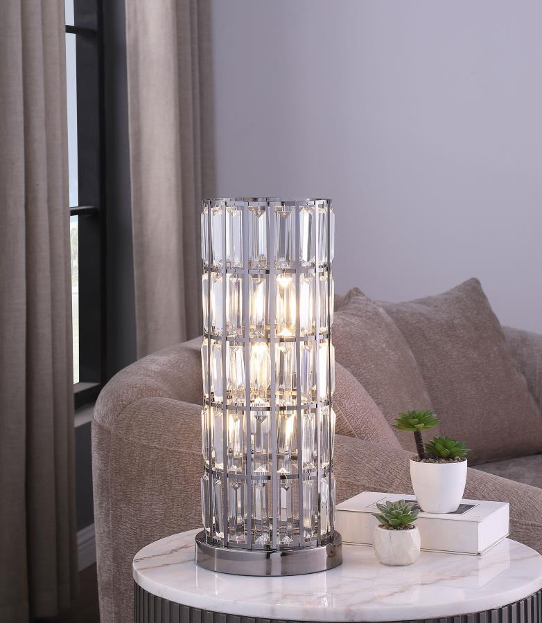 Wanda - Crystal Shade Bedside Table Lamp by Coaster Fine Furniture | Bel Furniture