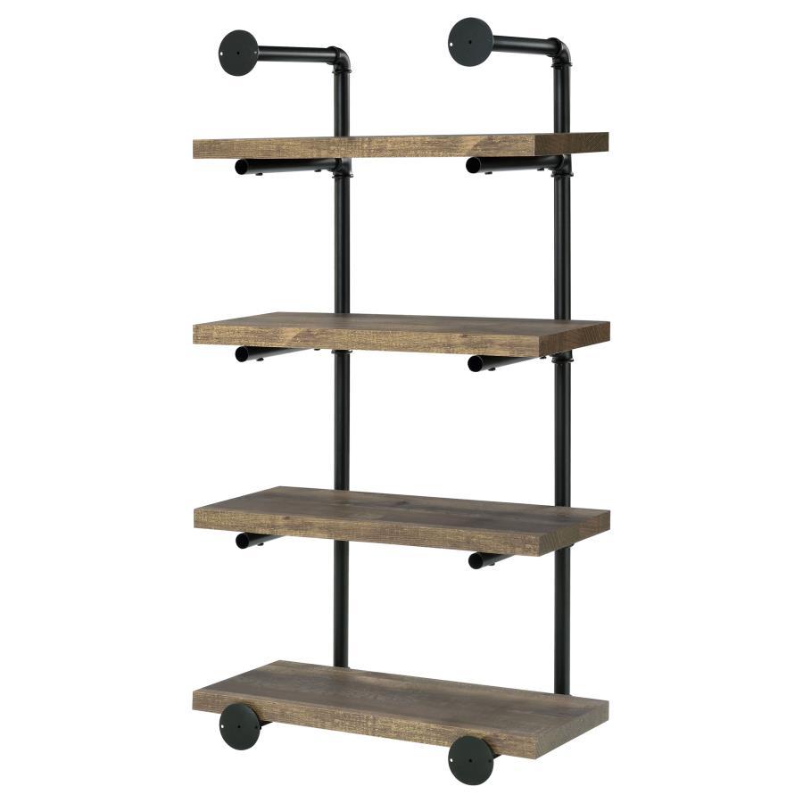 Elmcrest - 4-Shelf Wall Bookshelf by CoasterEveryday | Bel Furniture