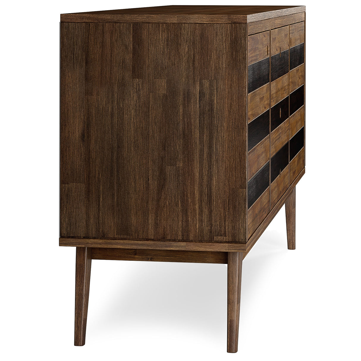 Clarkson - Sideboard Buffet - Rustic Natural Aged Brown by Simpli-Home | Bel Furniture