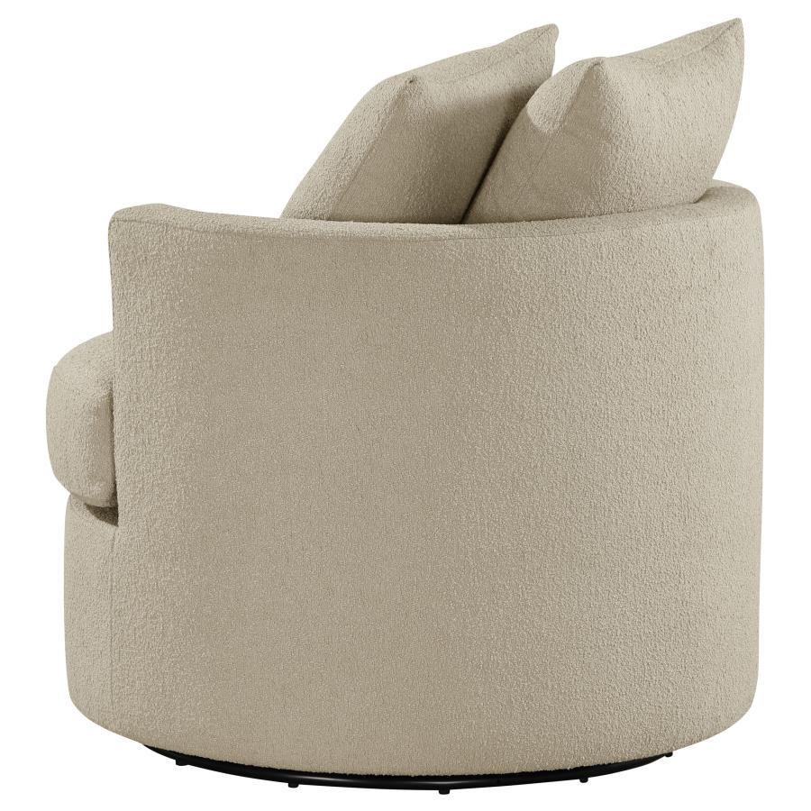 Debbie - Upholstered Swivel Accent Chair by CoasterEveryday | Bel Furniture