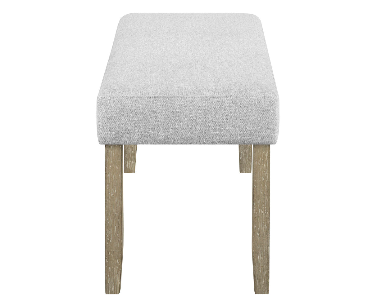 Dune - Bench - Pearl Silver by Crown Mark | Bel Furniture