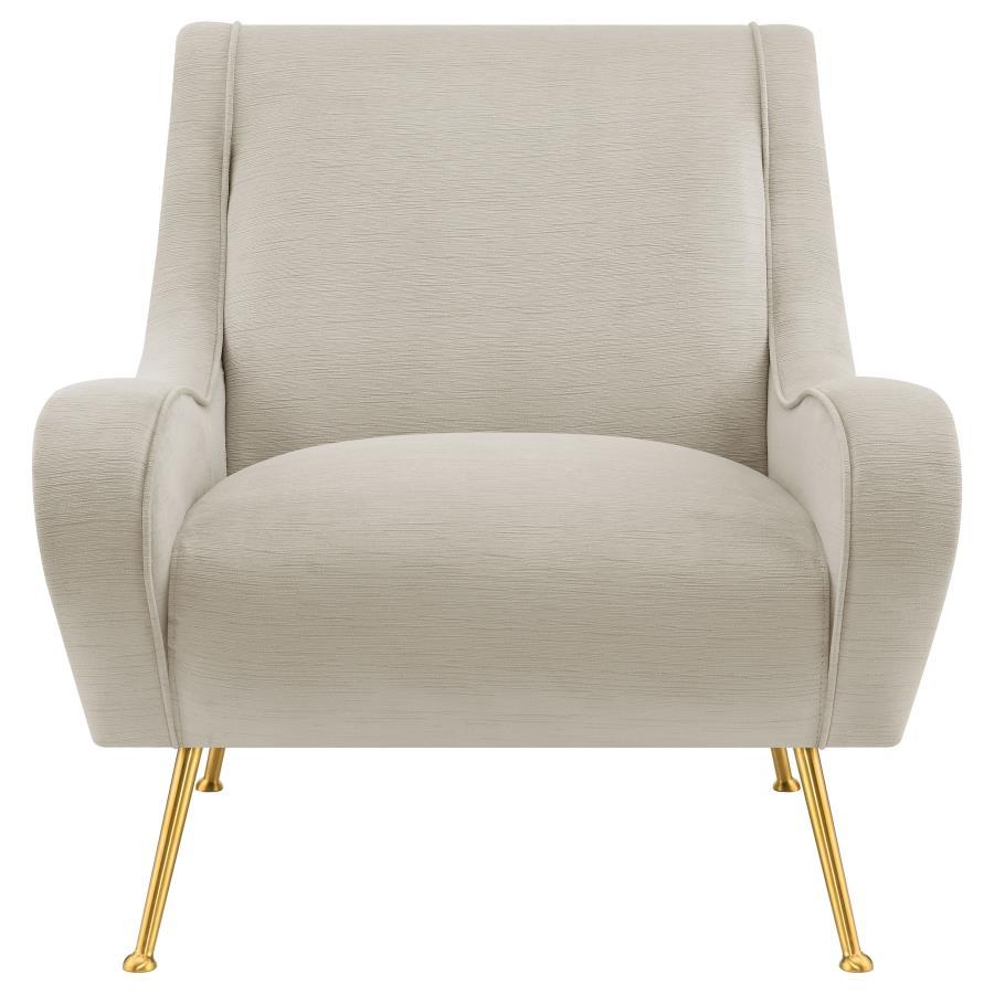 Ricci - Upholstered Saddle Arm Accent Chair by Coaster Fine Furniture | Bel Furniture