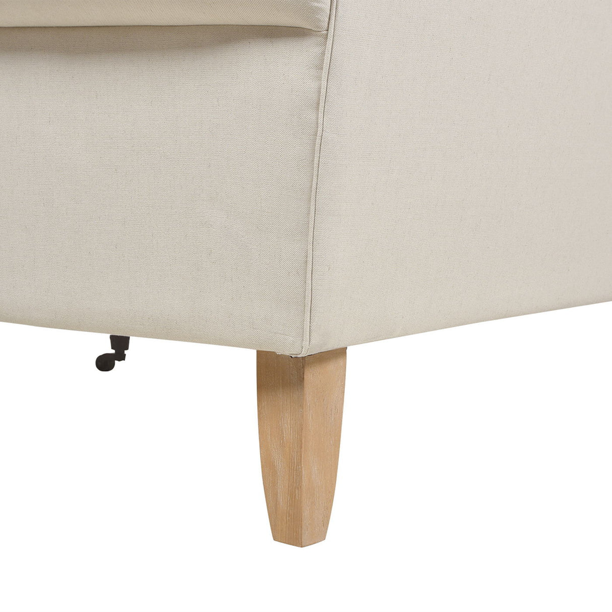 Alana - L-Shape Reversible Sectional Sofa - Light Beige by Jennifer Taylor Home | Bel Furniture