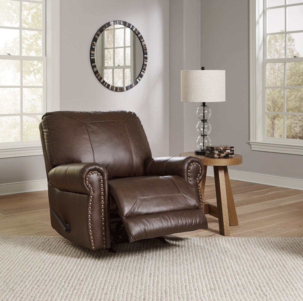 Colleton - Dark Brown - Rocker Recliner by Signature Design by Ashley® | Bel Furniture