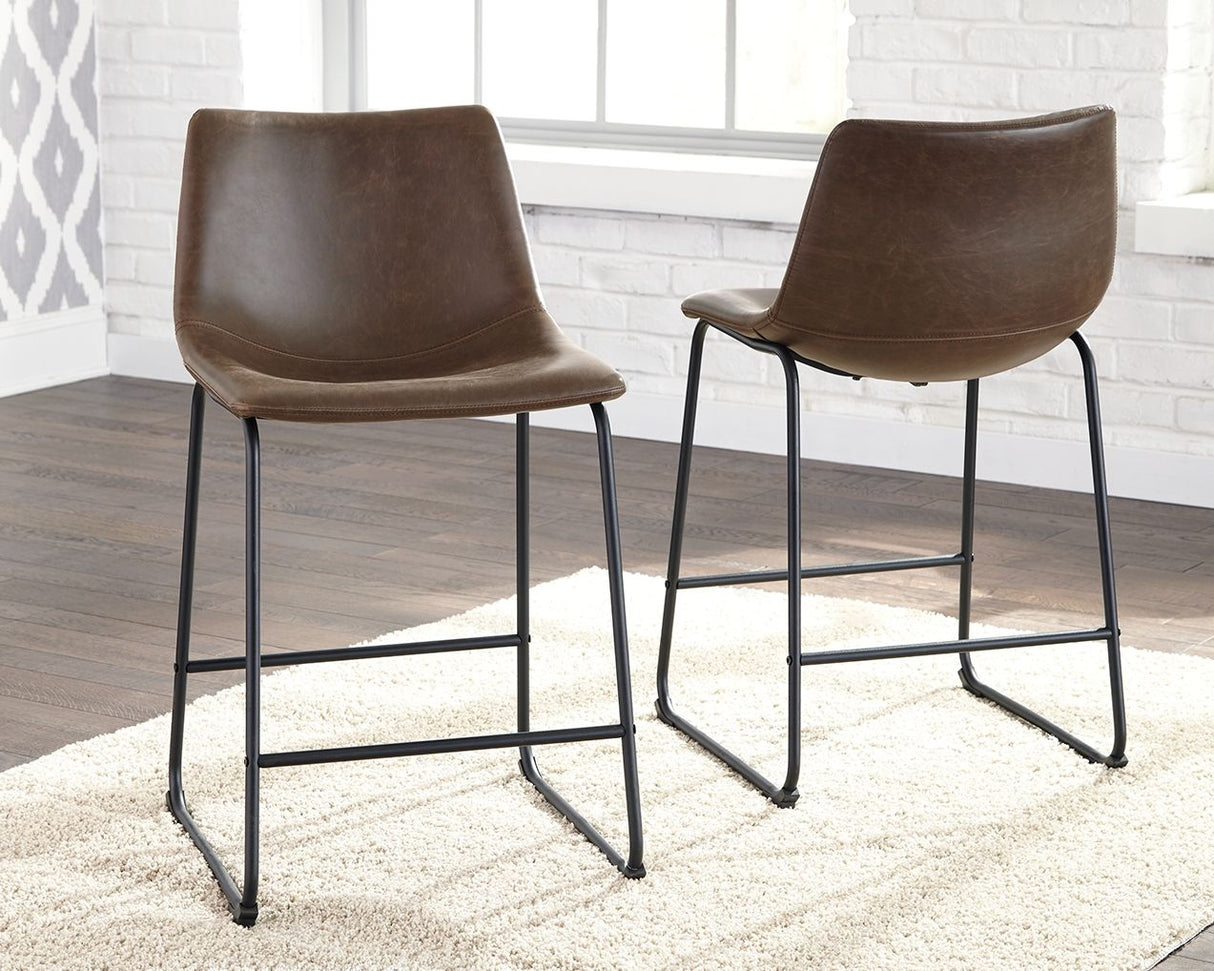 Centiar - Upholstered Barstool (Set of 2) by Signature Design by Ashley® | Bel Furniture