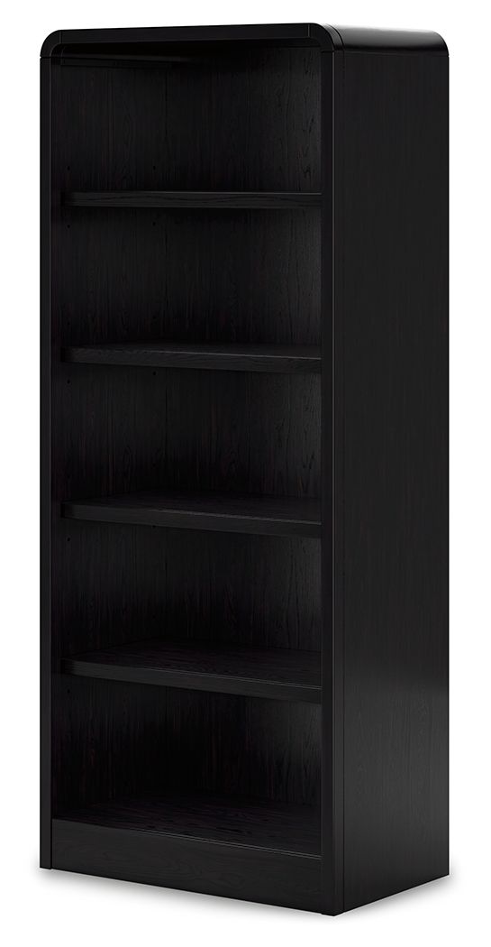 Rowanbeck - Black - Large Bookcase by Signature Design by Ashley® | Bel Furniture