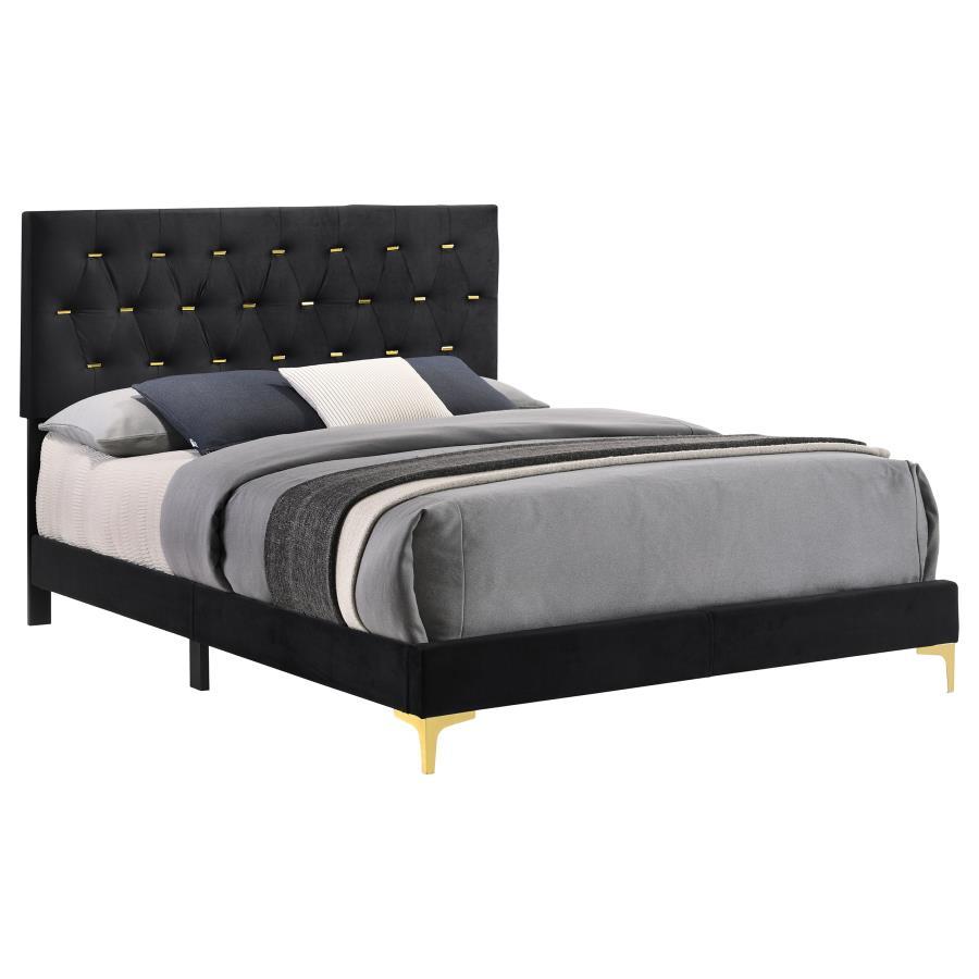 Kendall - Panel Upholstered Bed by CoasterEveryday | Bel Furniture