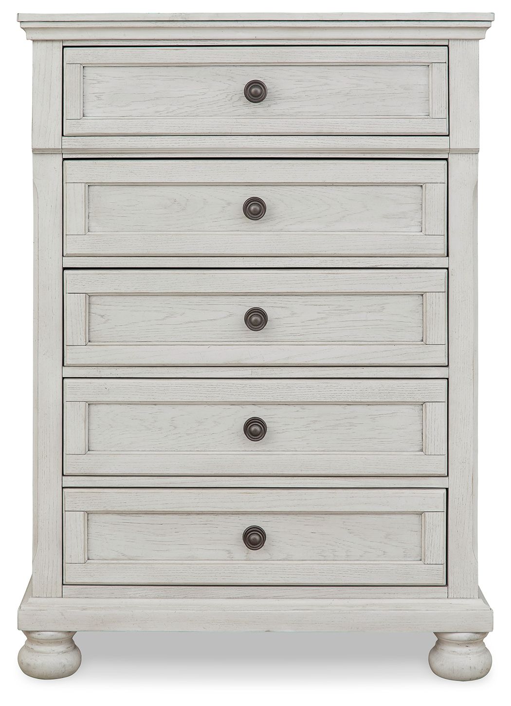 Robbinsdale - Antique White - Five Drawer Chest - Youth by Signature Design by Ashley® | Bel Furniture