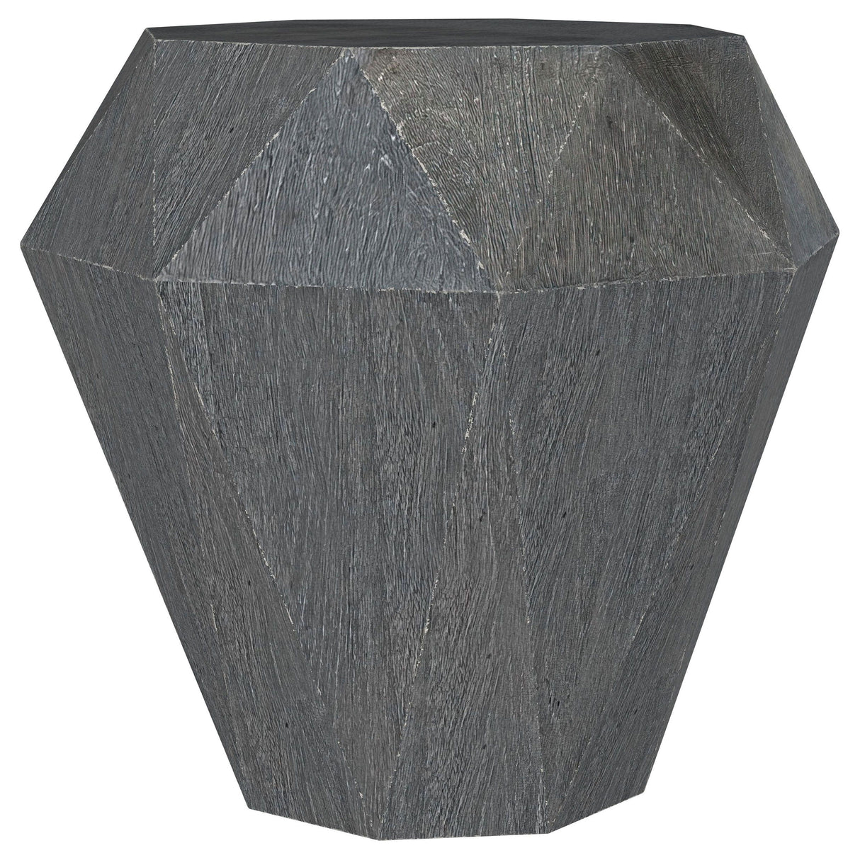 Jacinto - Octagonal Solid Mango Wood Side Table Dark Gray by Coaster Fine Furniture | Bel Furniture