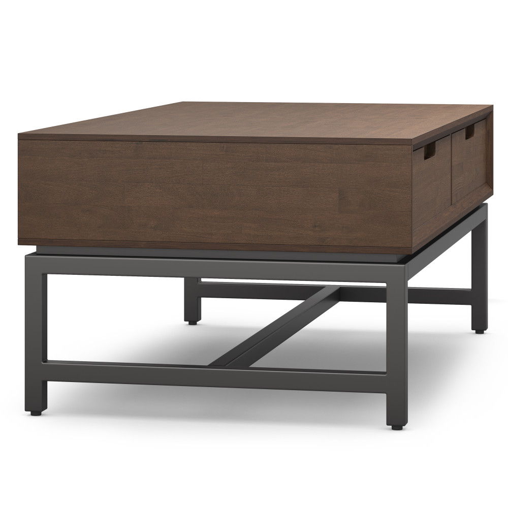 Banting - Lift Top Coffee Table - Walnut Brown by Simpli-Home | Bel Furniture