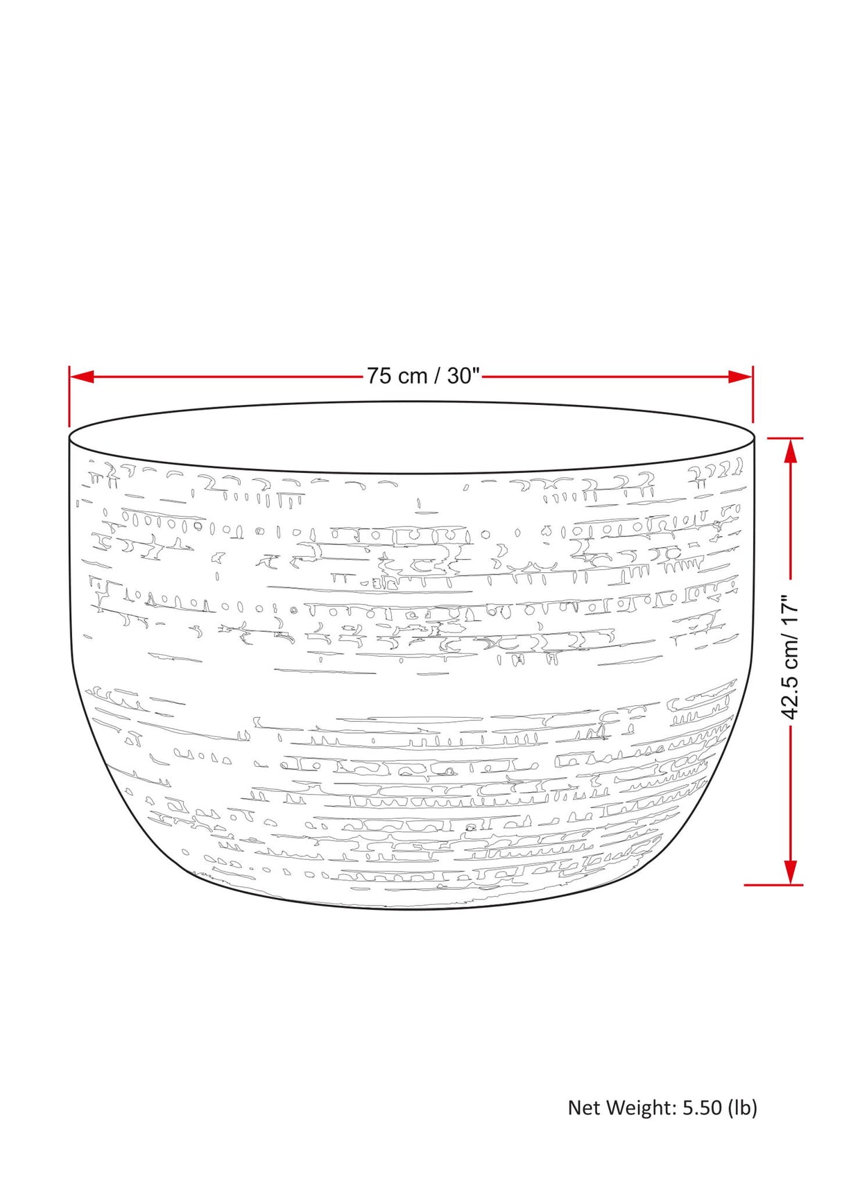 Johnsen - Handcrafted Metal Coffee Table