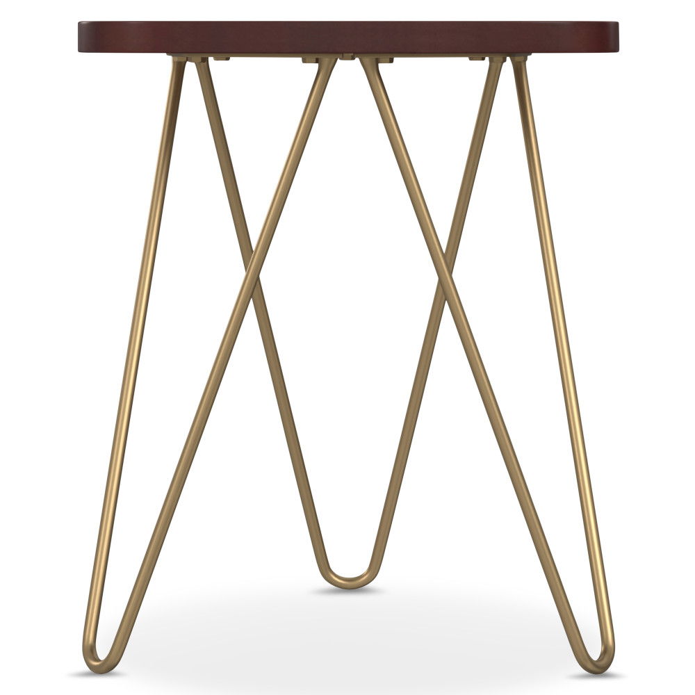 Patrice - Handcrafted Metal And Wood Accent Table by Simpli-Home | Bel Furniture
