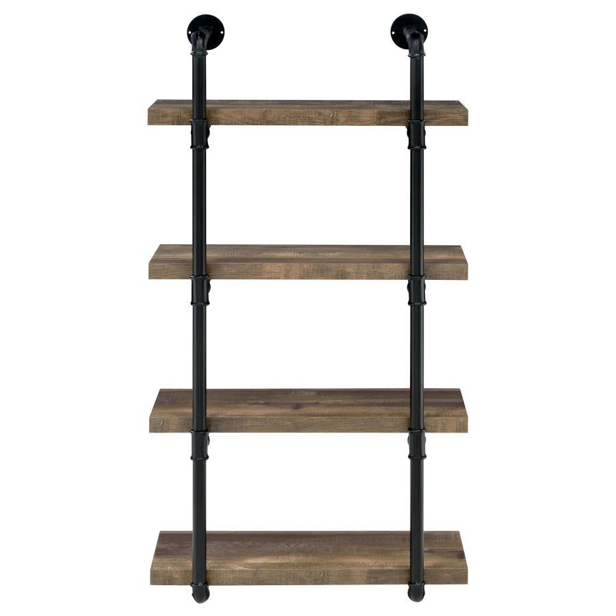 Elmcrest - 4-Shelf Wall Bookshelf by CoasterEveryday | Bel Furniture