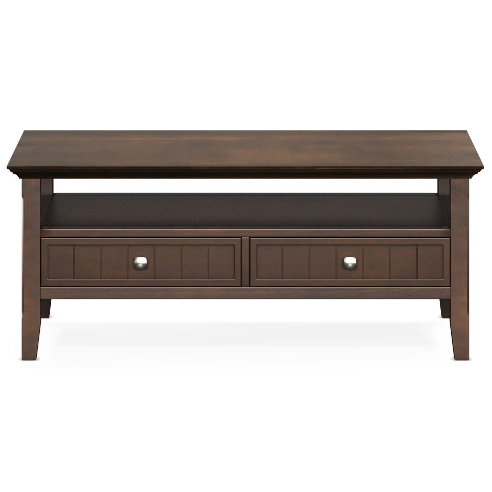 Acadian - Coffee Table With Drawer - Brown by Simpli-Home | Bel Furniture