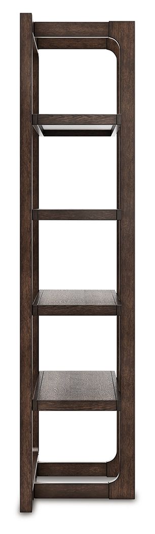 Breckington - Dark Brown - Bookcase by Signature Design by Ashley® | Bel Furniture
