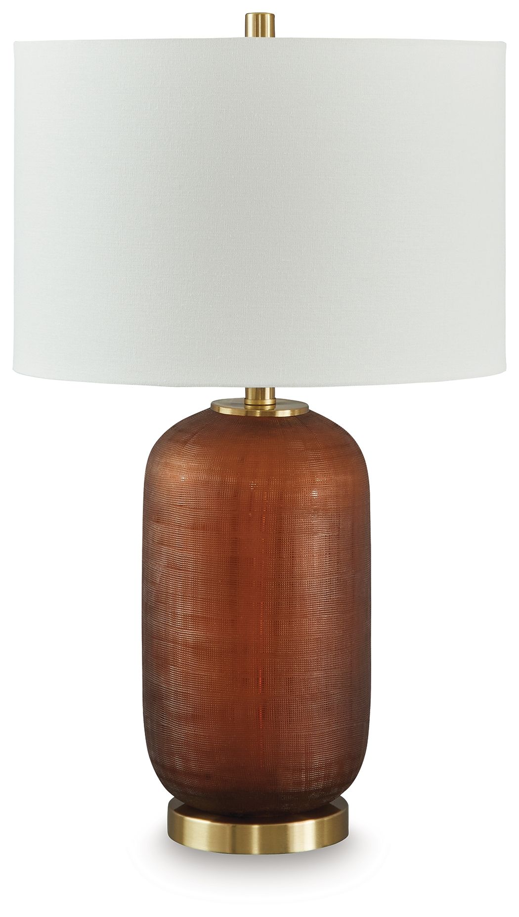 Farberman - Amber - Glass Table Lamp by Signature Design by Ashley® | Bel Furniture