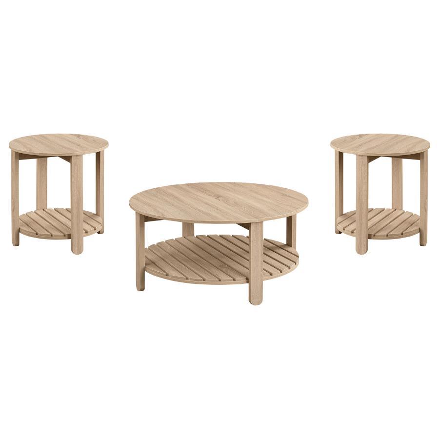 Fowler - Round Coffee Table Set by Coaster Fine Furniture | Bel Furniture