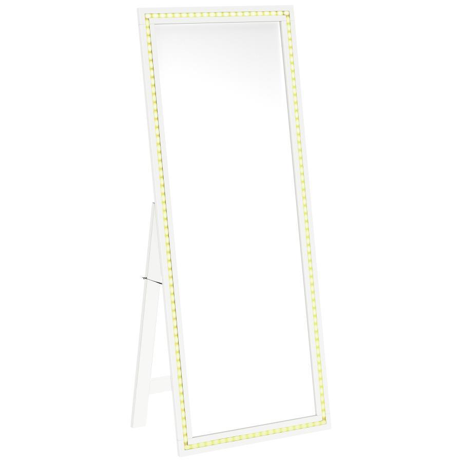 Windrose - Tempered LED Standing Mirror by Coaster Fine Furniture | Bel Furniture
