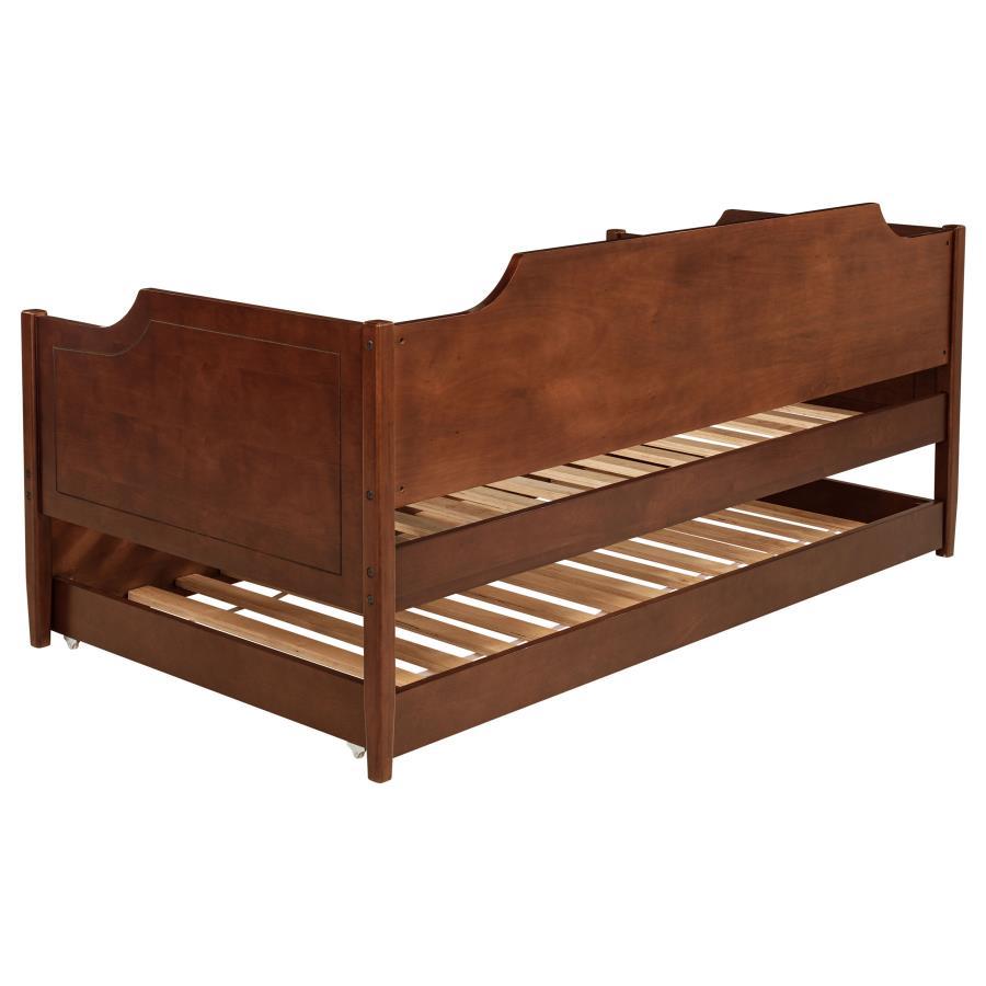 Redding - Wood Twin Daybed With Trundle - Cherry by Coaster Fine Furniture | Bel Furniture
