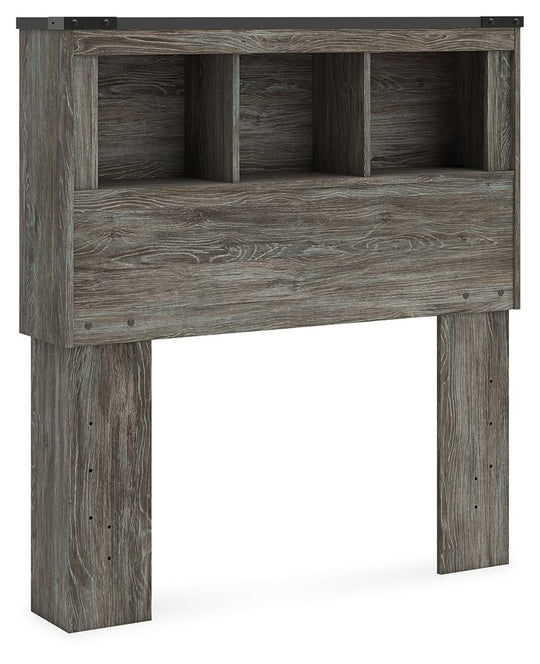 Frandern - Bookcase Headboard Gray by Signature Design by Ashley® | Bel Furniture
