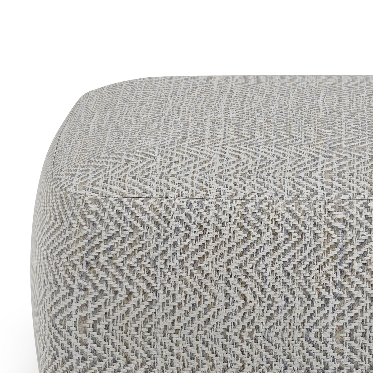 Nate - Square Pouf - Gray