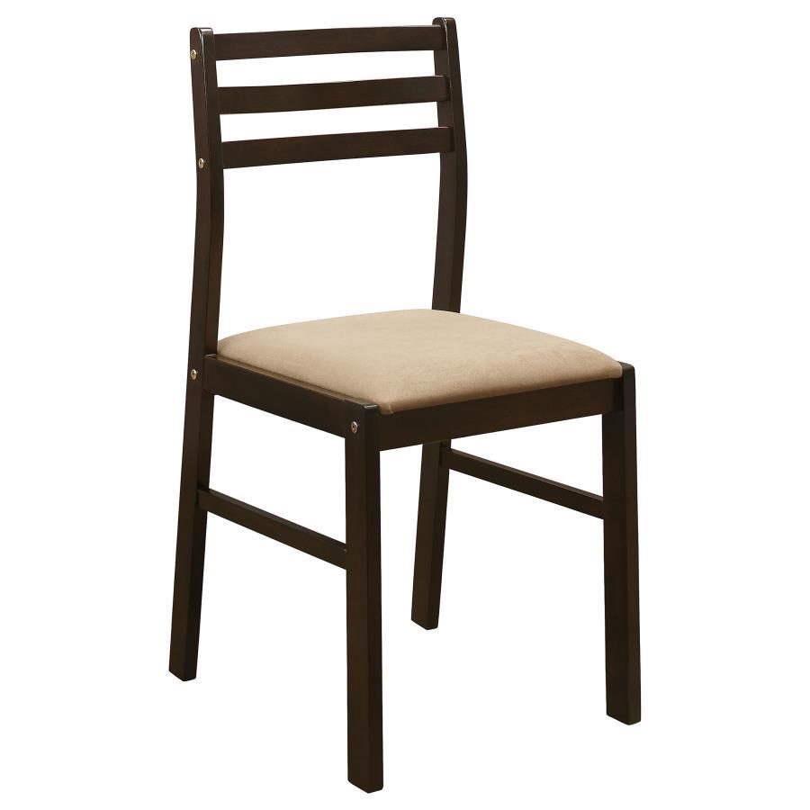 Bucknell - 3 Piece Round Drop Leaf Dining Table Set by CoasterEveryday | Bel Furniture