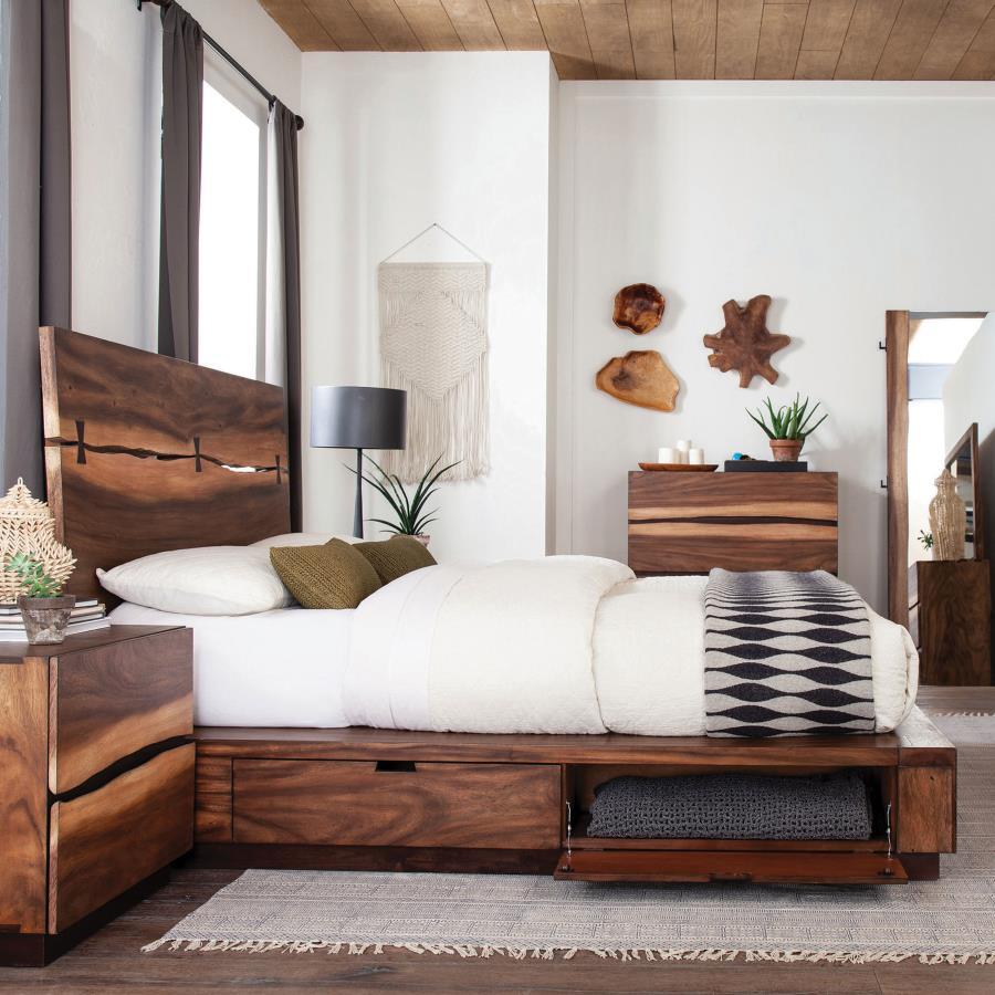 Winslow - Wood Storage Panel Bed by CoasterElevations | Bel Furniture