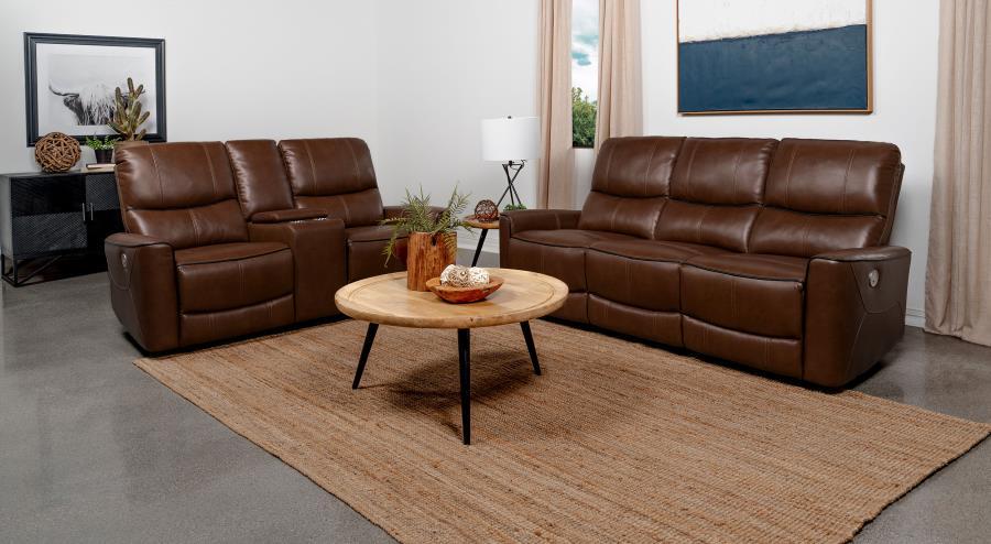Greenfield - Power Reclining Sofa Set by Coaster Fine Furniture | Bel Furniture