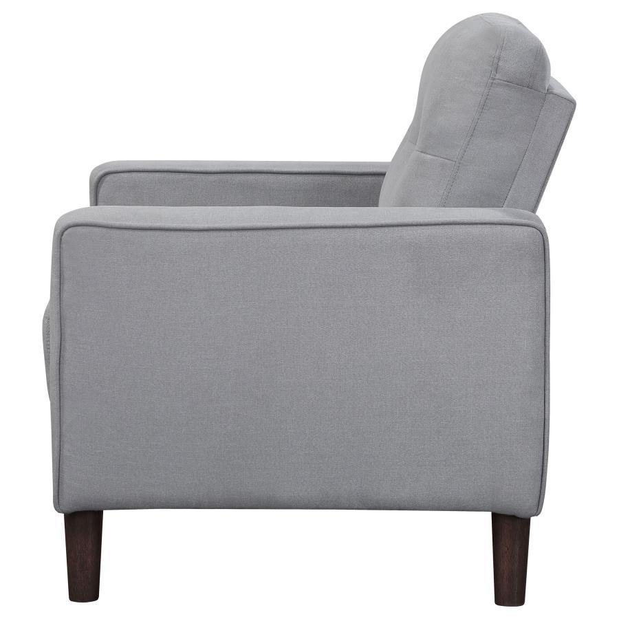 Bowen - Upholstered Track Arm Tufted Accent Chair by Coaster Fine Furniture | Bel Furniture