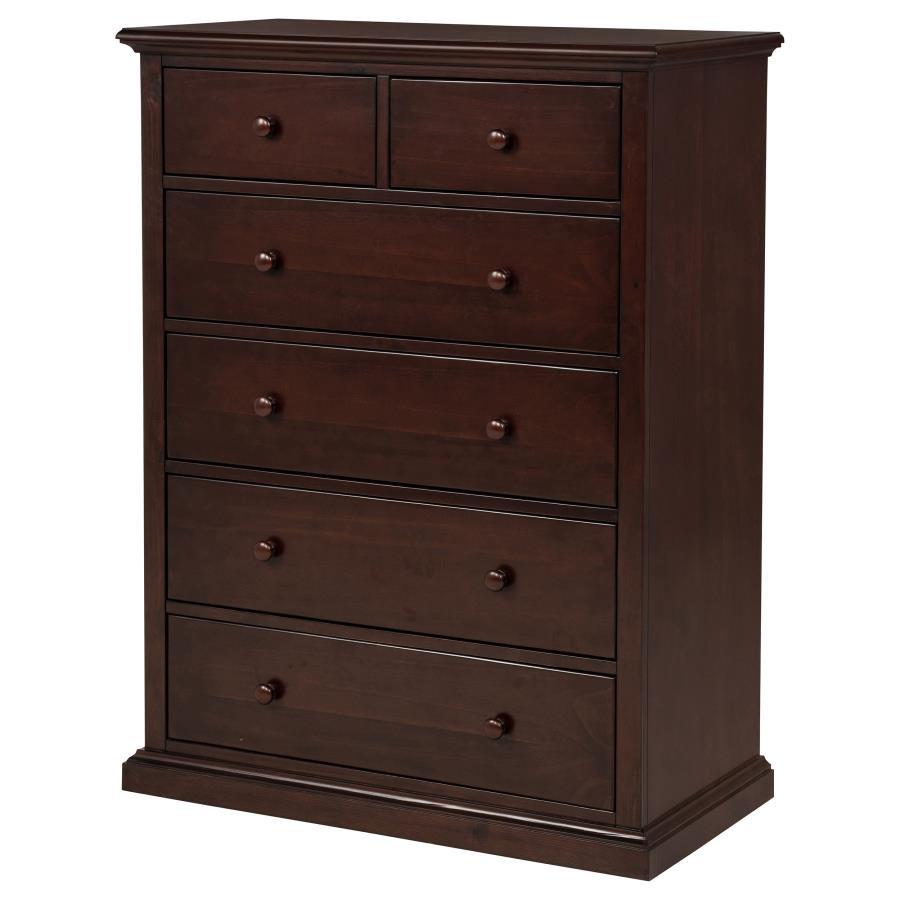 Sumerlin - 6-Drawer Bedroom Chest Of Drawers by Coaster Fine Furniture | Bel Furniture