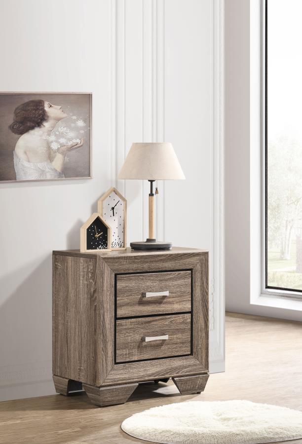 Kauffman - 2-Drawer Nightstand by CoasterEveryday | Bel Furniture