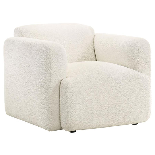 Dorset - Fabric Upholstered Round Track Arm Accent Chair