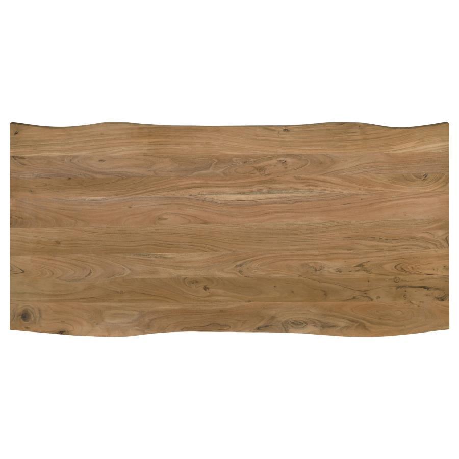 Bradshaw - Live Edge Wood Dining Table - Natural Acacia by CoasterElevations | Bel Furniture