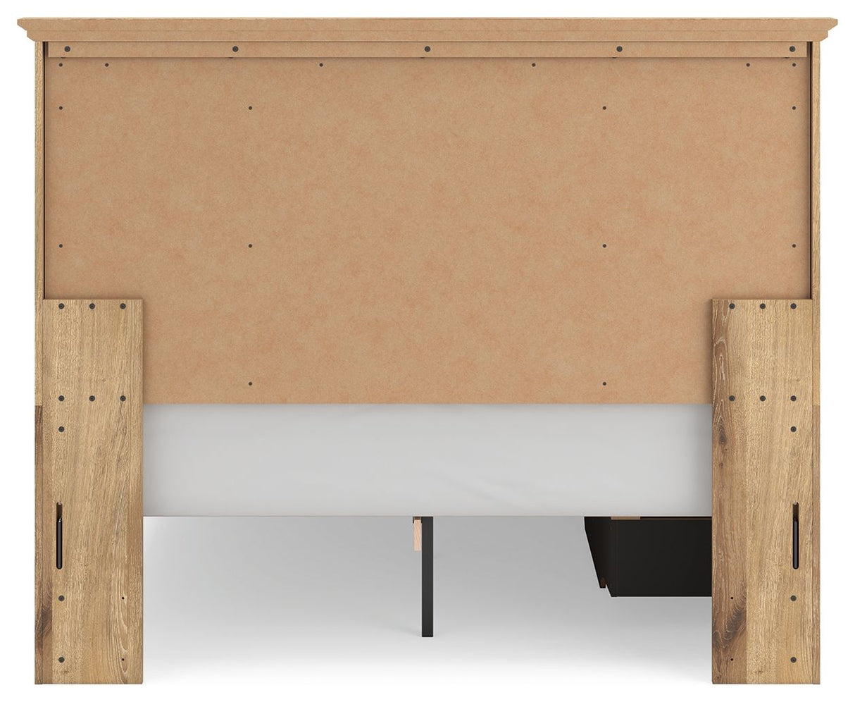 Makidern - Panel Storage Bed With Under Bed Storage Unit