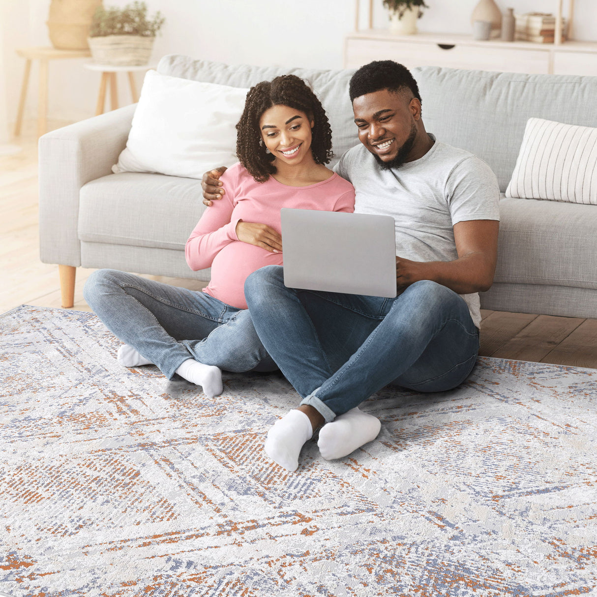 Payas - 2' X 3' Geometric Area Rug - Beige by Naar Rug | Bel Furniture