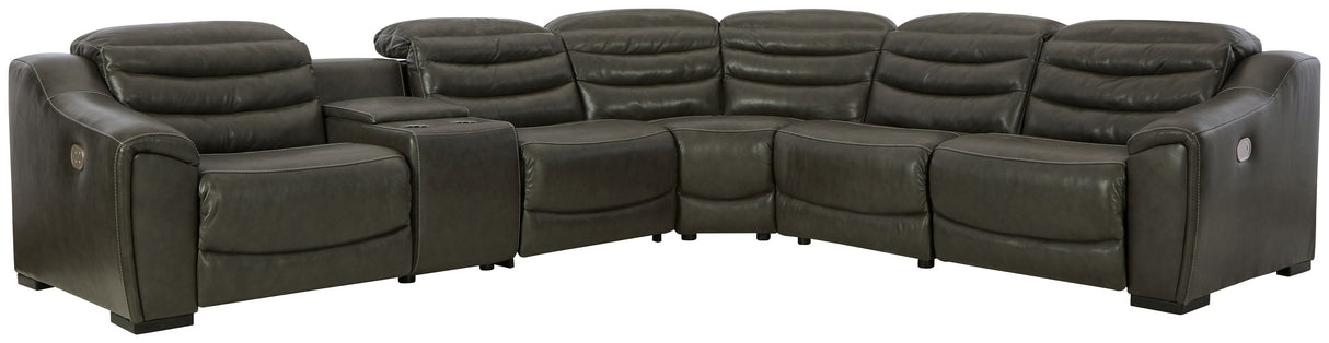 Center Line - Power Recliner Sectional by Signature Design by Ashley® | Bel Furniture