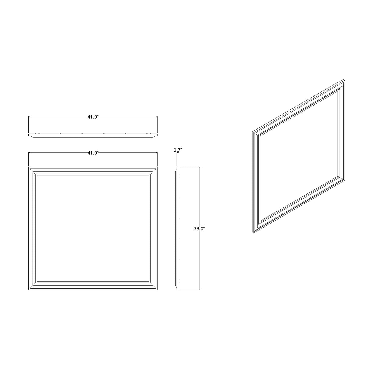 Adelaide - 5 Pieces With LED Set