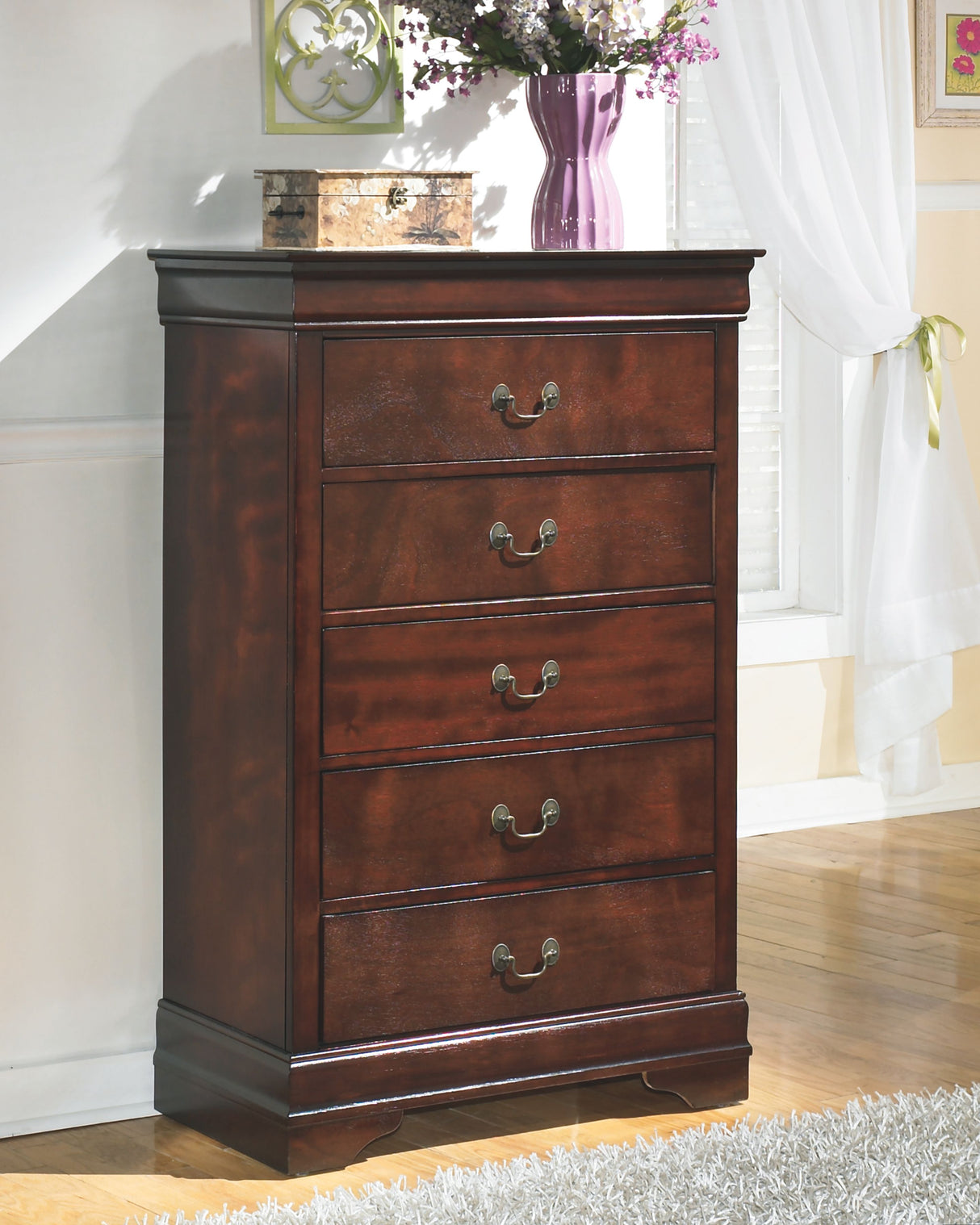 Alisdair - Reddish Brown - Chest by Signature Design by Ashley® | Bel Furniture