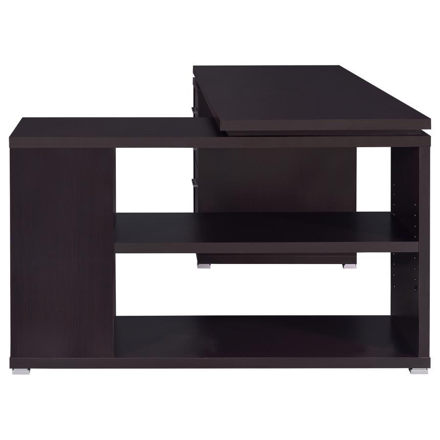 Yvette - 3-Drawer L-Shape Computer Desk by CoasterEveryday | Bel Furniture