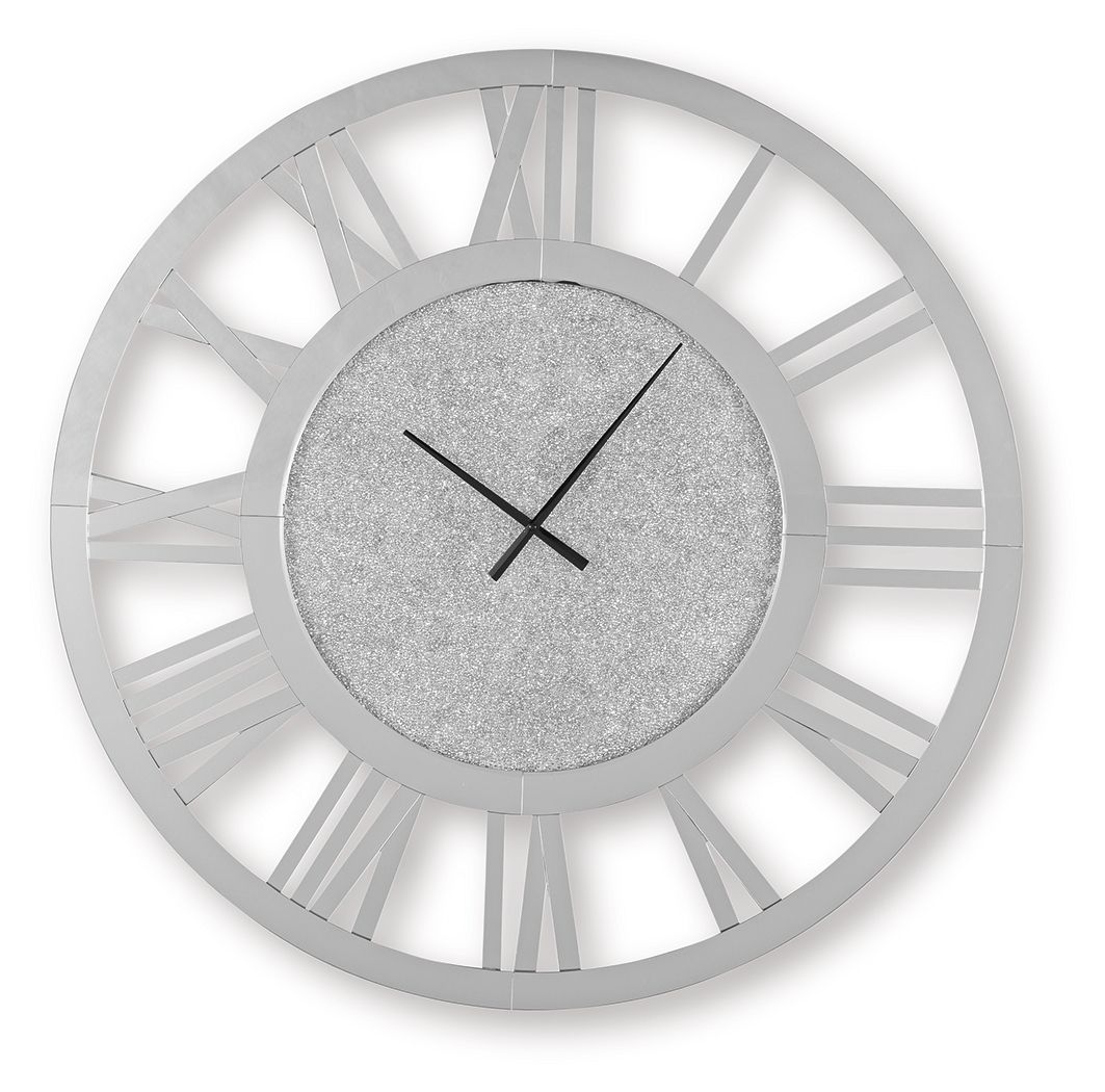 Reinport - Mirror - Wall Clock by Signature Design by Ashley® | Bel Furniture