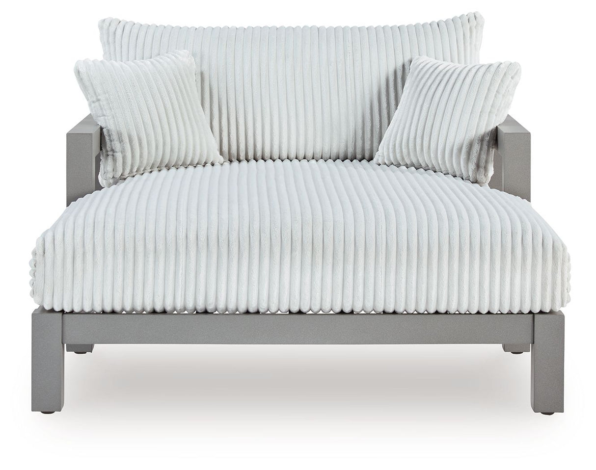 Hurley Park - Gray - Chaise Lounge With Cushion by Signature Design by Ashley® | Bel Furniture