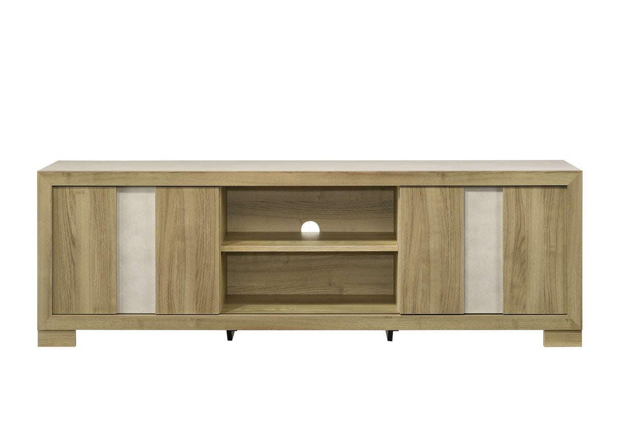 Rangley - TV Stand - Driftwood by Crown Mark | Bel Furniture