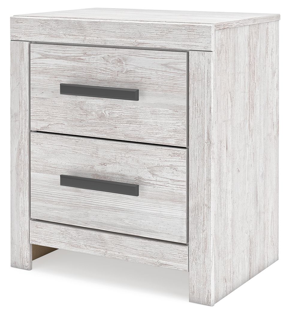 Cayboni - Whitewash - Two Drawer Night Stand by Signature Design by Ashley® | Bel Furniture