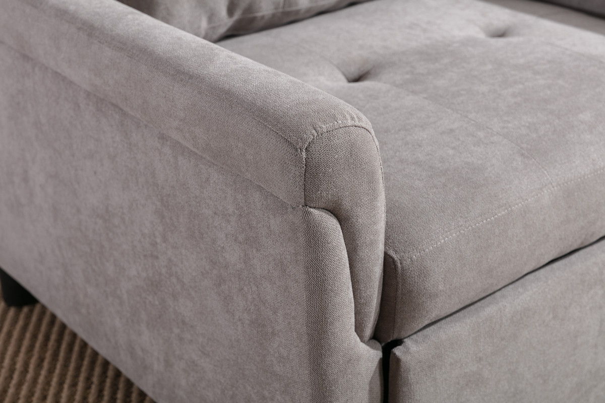 Hannah - Woven Convertible Armchair by Lilola Home | Bel Furniture