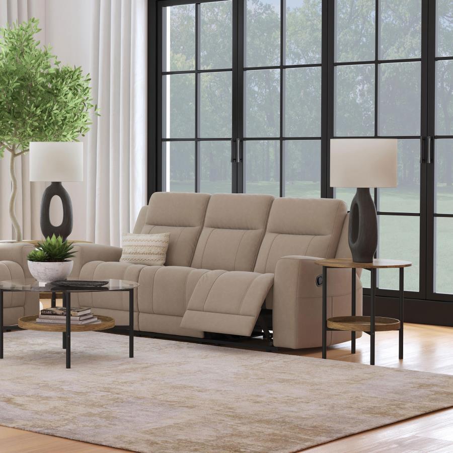 Brentwood - Upholstered Motion Reclining Sofa by Coaster Fine Furniture | Bel Furniture