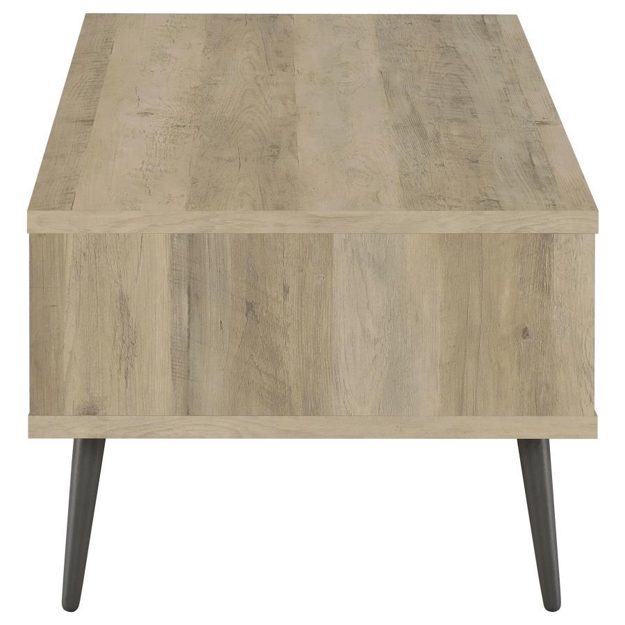 Welsh - 1-Drawer Engineered Wood Coffee Table Antique Pine - Distressed Pine by Coaster Fine Furniture | Bel Furniture